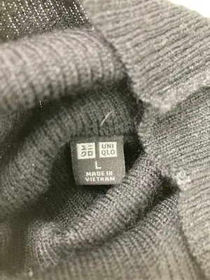 UNIQLO/ユニクロ/ニット/セーター/トップス/ブラック/L