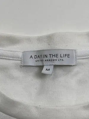 A day in the life/Tシャツ/カットソー/トップス/ホワイト/M