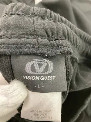 VISION QUEST/ジャージ/トラックパンツ/パンツ/ブラック/L