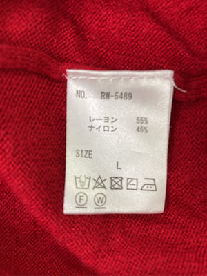 IMAGE/イメージ/ニット/セーター/トップス/レッド/L
