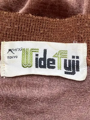 widefuji/ニット/セーター/トップス/ブラウン