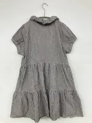 シャツワンピース/ワンピース/ドレス/グレー/M