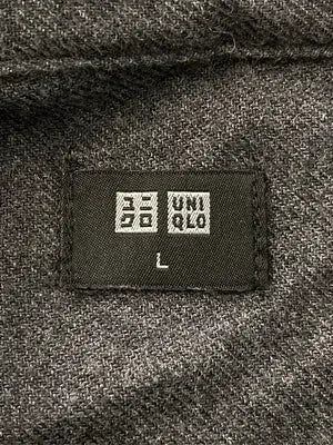 UNIQLO/ユニクロ/シャツワンピース/ワンピース/ドレス/グレー/L