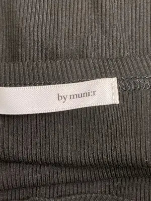 by muni:r/バイムニール/Tシャツ/カットソー/トップス/ブラック/F