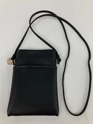 DECORTE/ショルダーバッグ/バッグ/ブラック