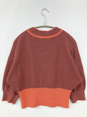 JEANASIS/ジーナシス/ニット/セーター/トップス/レッド/F