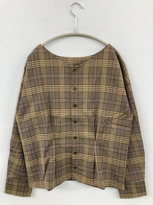 huit ieme nid/シャツ/ブラウス/トップス/ブラウン