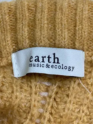 earth music&ecology/アースミュージックアンドエコロジー/ニット/セーター/トップス/イエロー/F