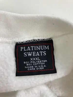 PLATINUM PLUS/スウェット/トップス/ホワイト/XXXL