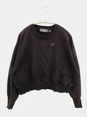 adidas×STELLAMcCARTNEY/スウェット/トップス/ブラック/2XS