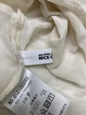 NICE CLAUP/ナイスクラップ/Tシャツ/カットソー/トップス/アイボリー/F