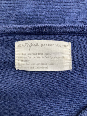 ANTIQUA/アンティカ/ニット/セーター/トップス/ネイビー/M