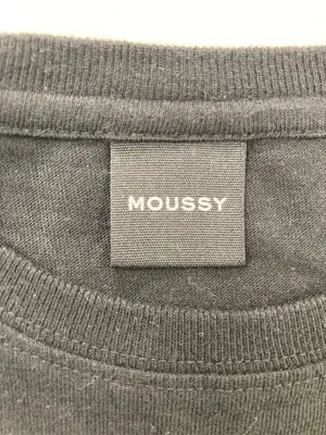 MOUSSY/マウジー/Tシャツ/カットソー/トップス/ブラック/FREE