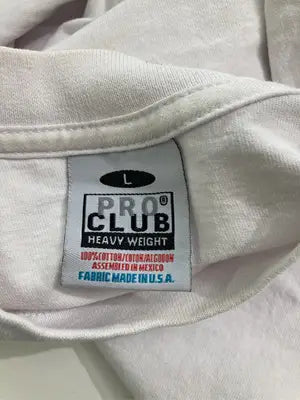 PRO CLUB/Tシャツ/カットソー/トップス/ホワイト/L