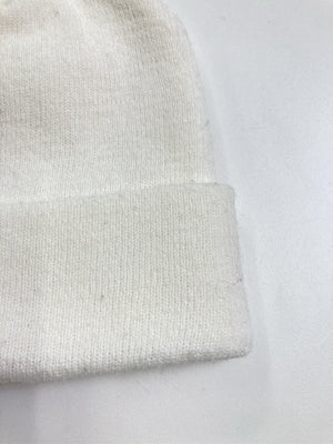 ニットキャップ/ビーニー/帽子/ホワイト