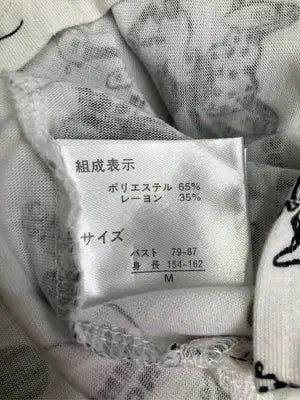 Disney/ディズニー/Tシャツ/カットソー/トップス/ホワイト/M