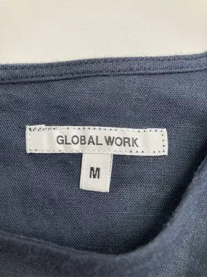 GLOBAL WORK/グローバルワーク/シャツ/ブラウス/トップス/ネイビー/M