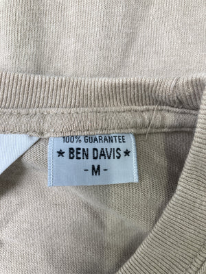 BEN DAVIS/ベンデイビス/Tシャツ/カットソー/トップス/ベージュ/M