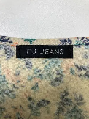 ru JEANS/アールユージーンズ/Tシャツ/カットソー/トップス/ベージュ/3L