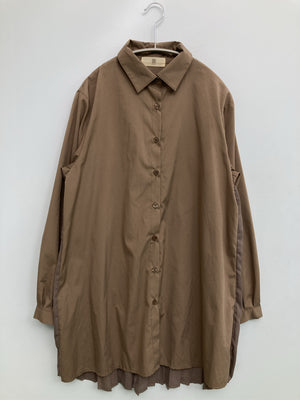r・p・s/アールピーエス/シャツワンピース/ワンピース/ドレス/ブラウン/M