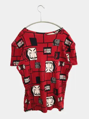 Tシャツ/カットソー/トップス/レッド