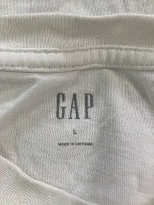 GAP/ギャップ/Tシャツ/カットソー/トップス/ホワイト/L