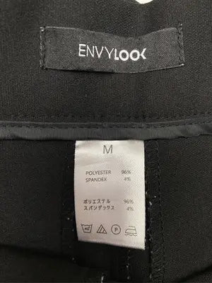 ENVYLOOK/スラックス/パンツ/ブラック/M