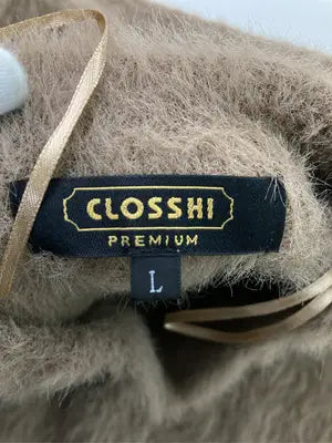 CLOSSHI PREMIUM/ニット/セーター/トップス/ブラウン/L