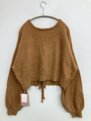 mily bilet/カーディガン/ボレロ/トップス/ブラウン/M