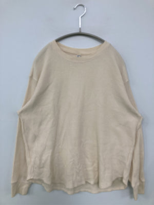 UNIQLO/ユニクロ/Tシャツ/カットソー/トップス/アイボリー/L