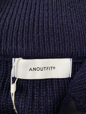 ANOUTFIT/ニット/セーター/トップス/ネイビー