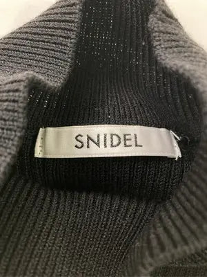 SNIDEL/スナイデル/ニット/セーター/トップス/ブラック/ONE SIZE