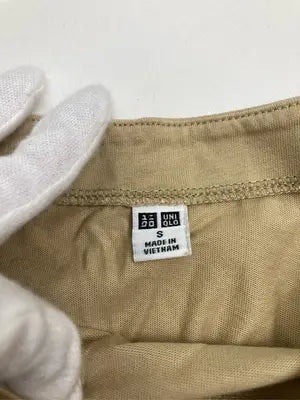 UNIQLO/ユニクロ/Tシャツ/カットソー/トップス/ベージュ/S