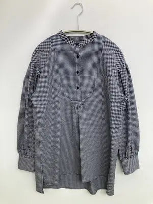ITEMS/アイテムズ/シャツ/ブラウス/トップス/ブルー/F