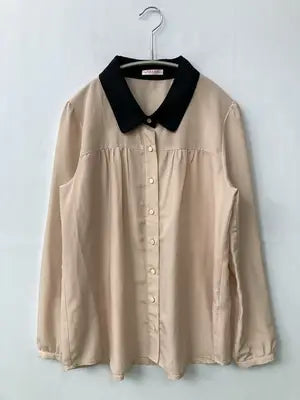 COLZA/コルザ/シャツ/ブラウス/トップス/ベージュ/L