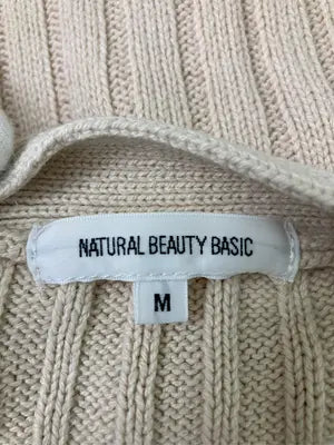 NATURAL BEAUTY BASIC/ナチュラルビューティーベーシック/ニット/セーター/トップス/ベージュ/M