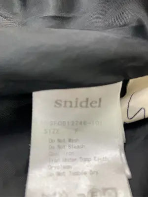 SNIDEL/スナイデル/ワンピース/ワンピース/ドレス/ブラック/F