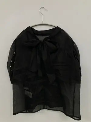 MAJESTIC LEGON/マジェスティックレゴン/Tシャツ/カットソー/トップス/ブラック/M