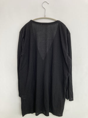 MEO/カーディガン/ボレロ/トップス/ブラック/LL