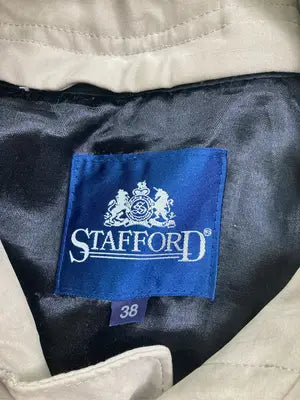 STAFFORD/スタッフォード/ステンカラーコート/ジャケット/アウター/ベージュ/38