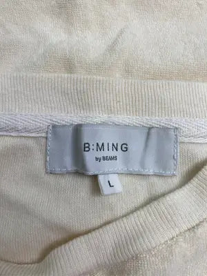 B:MING/ビーミング/Tシャツ/カットソー/トップス/アイボリー/L