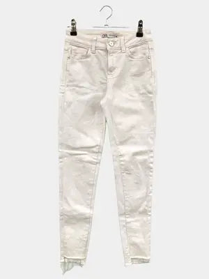 ZARA/ザラ/デニムパンツ/パンツ/ホワイト/EUR 34