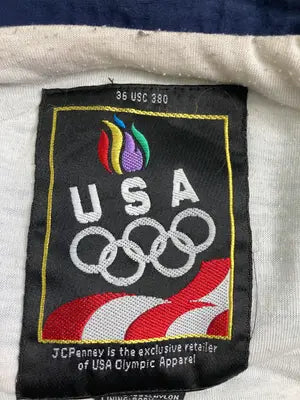 USA/ジャージ/トラックジャケット/トップス/ネイビー/M