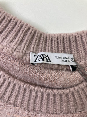 ZARA/ザラ/ニット/セーター/トップス/ピンク/S
