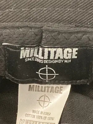MILLITAGE/ミリテージ/バケットハット/帽子/ブラック