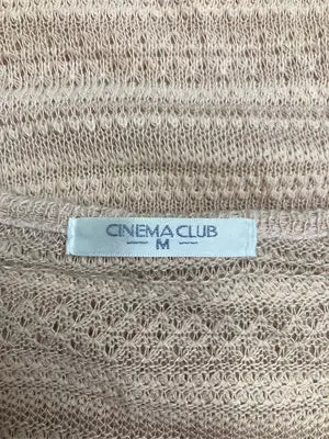 CINEMA CLUB/シネマクラブ/ニット/セーター/トップス/ベージュ/M