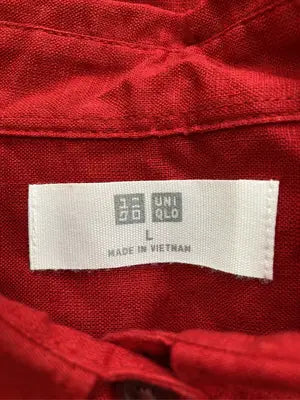 UNIQLO/ユニクロ/シャツ/ブラウス/トップス/レッド/L