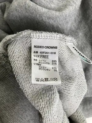 RODEO CROWNS/ロデオクラウンズ/パーカー/トップス/グレー/FREE