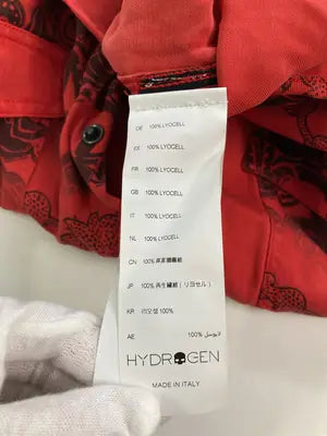 HYDROGEN/ハイドロゲン/シャツ/ブラウス/トップス/レッド/S
