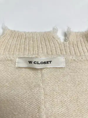 w closet/ダブルクローゼット/ニット/セーター/トップス/アイボリー/F